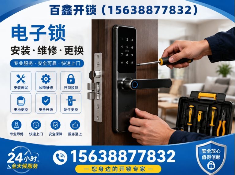 管城回族区电子锁安装维修展示图